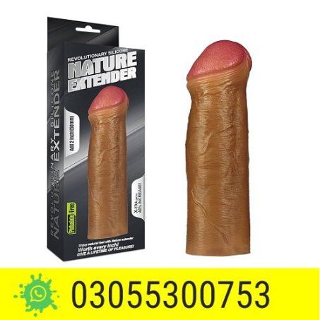 Black Silicone Uncut Cock Penis Condom In Pakistan