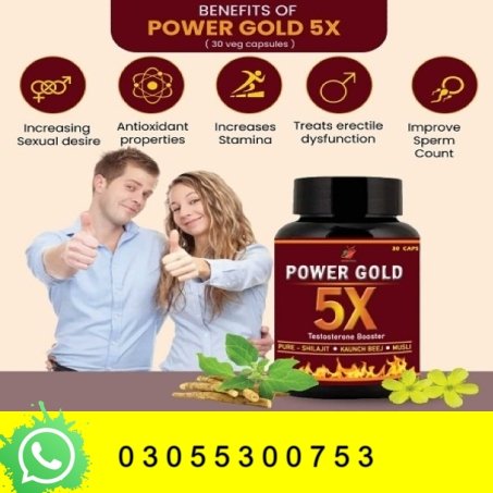 Power Gold 5x Capsules In Pakistan