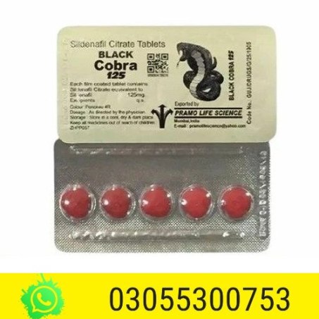 black cobra 125mg tablets in pakistan