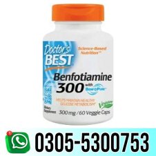 Doctor's Best Benfotiamine with BenfoPure - 300mg In Pakistan